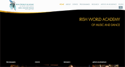 Desktop Screenshot of irishworldacademy.ie