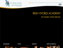 Tablet Screenshot of irishworldacademy.ie